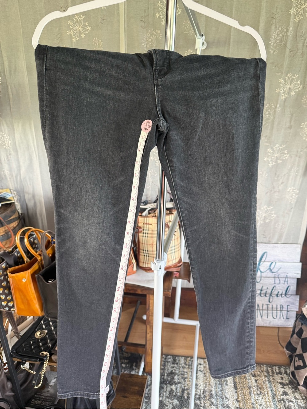 Black Women's Jeans - Slim Fit - Picture 4 of 6